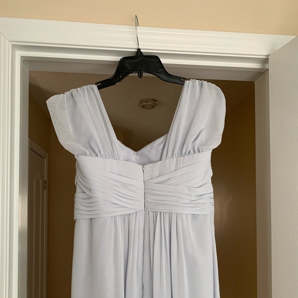 David’s Bridal brides maid dress. Light mauve/silver. - Picture 4 of 6